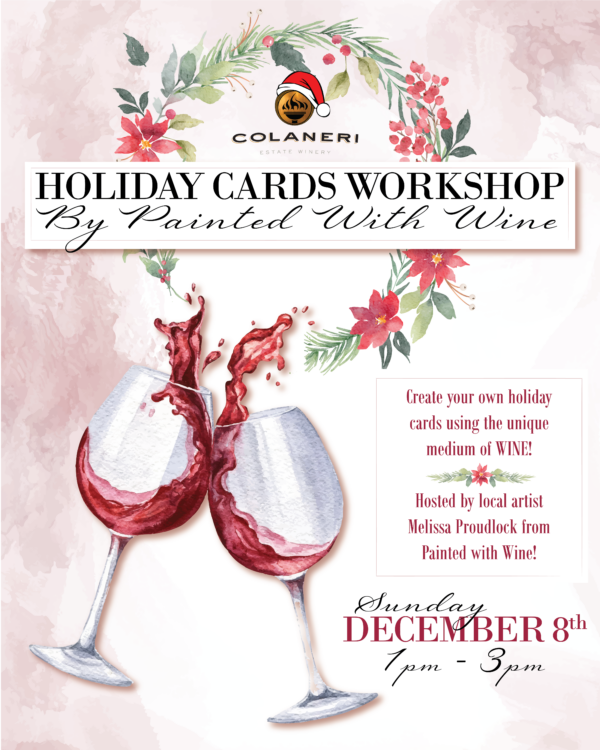 Holiday Cards Workshop by Painted with Wine